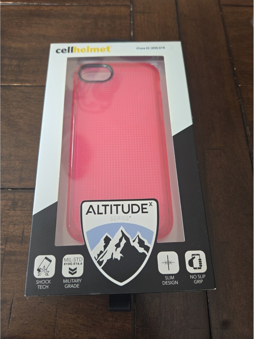 Cellhelmet Altitude X Series Case for iPhone SE (2nd Gen) / 8 / 7 - Pink